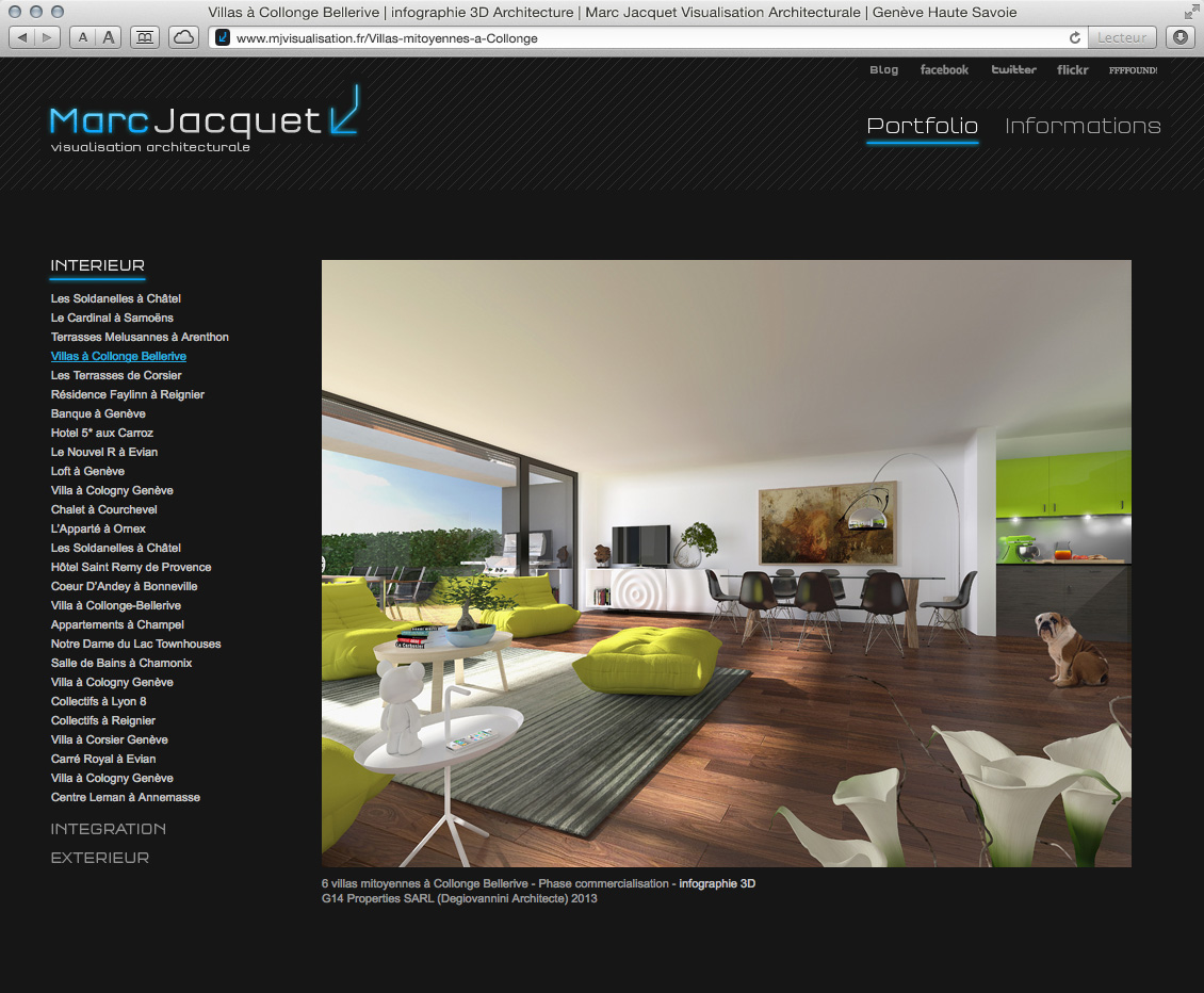 MJ Visualisation - site web 02