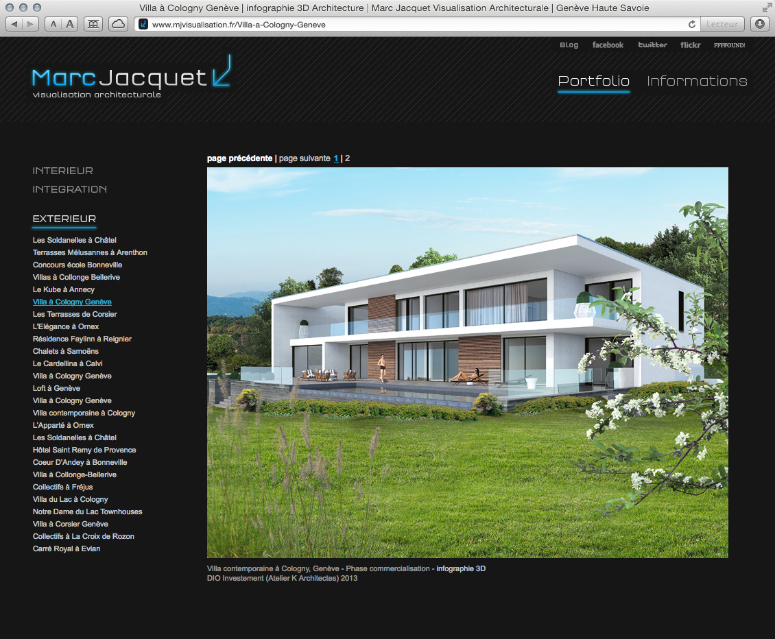 MJ Visualisation - site web 10